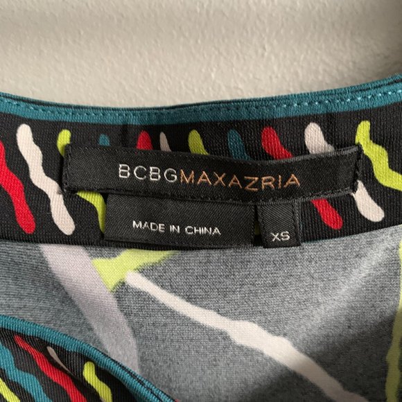 Colourful BCBG light mini tank dress - Picture 3 of 4